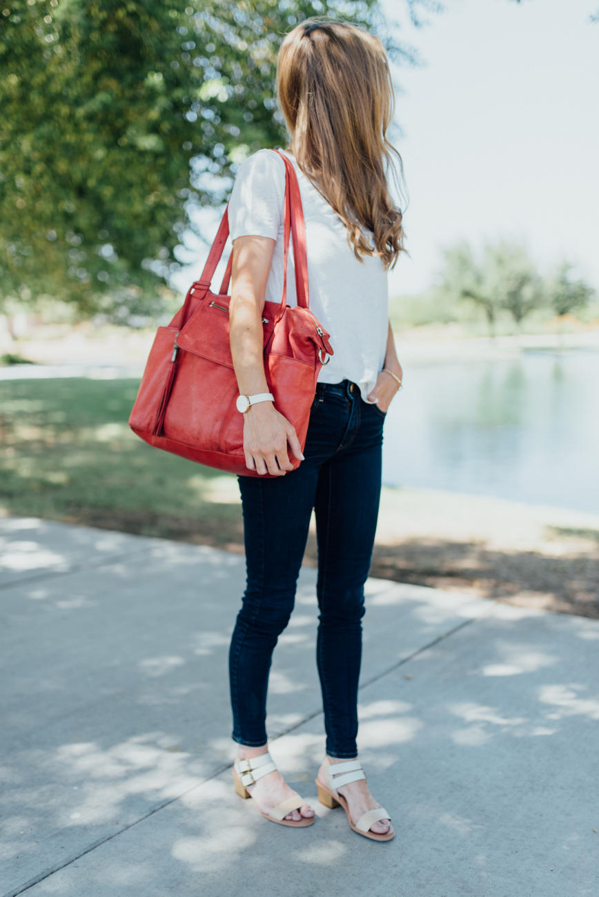 Perfect jeans and a tee momiform