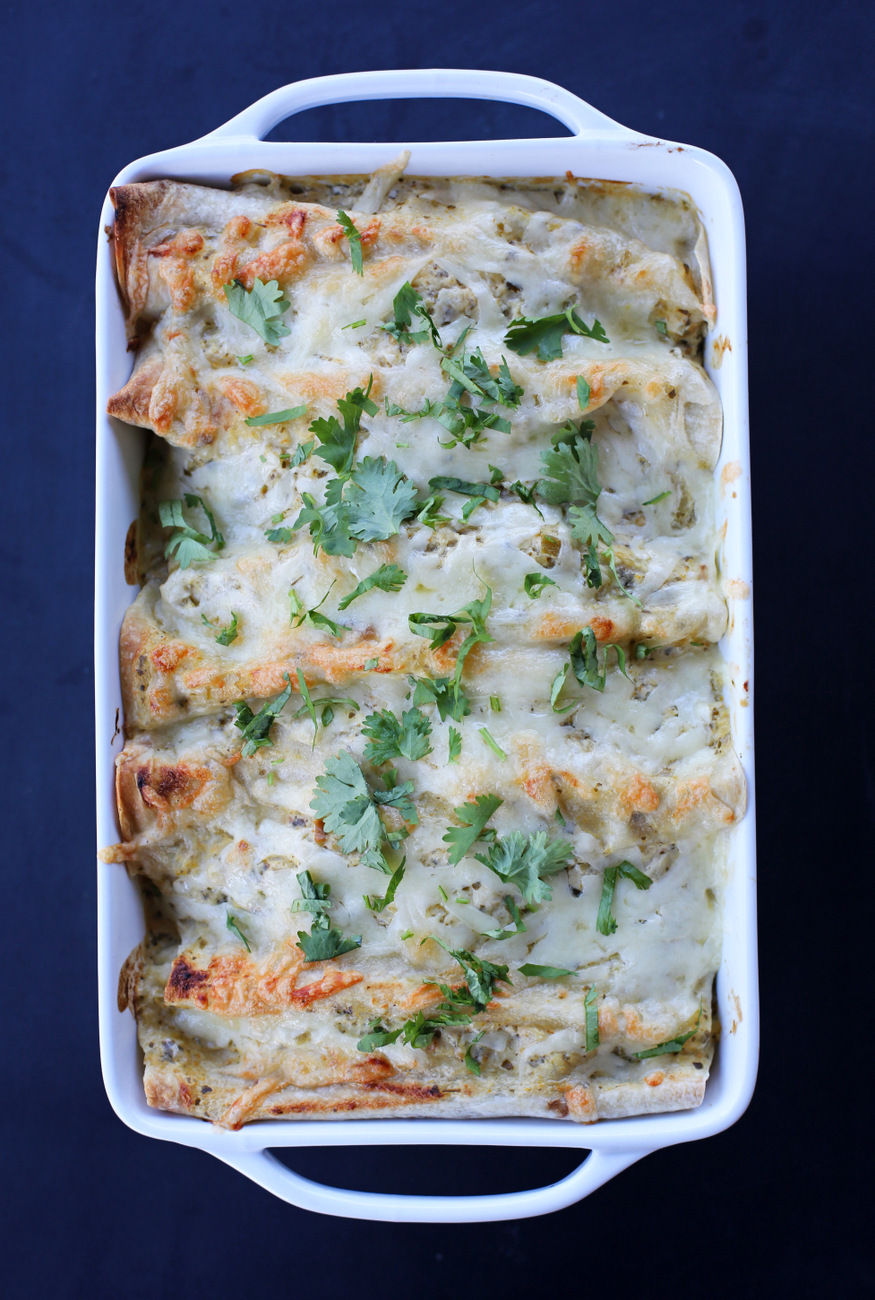 green chile enchiladas