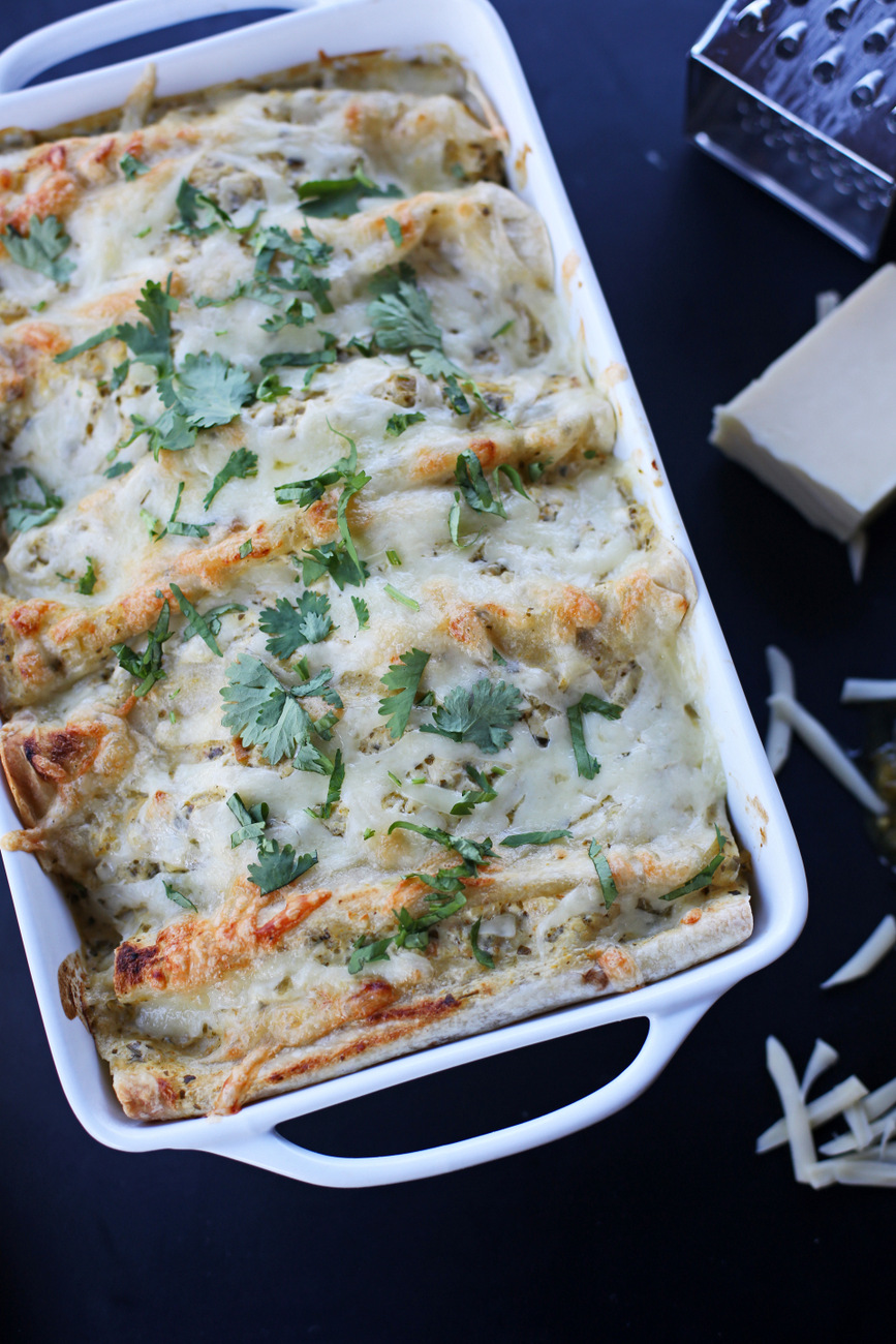 green chile enchiladas