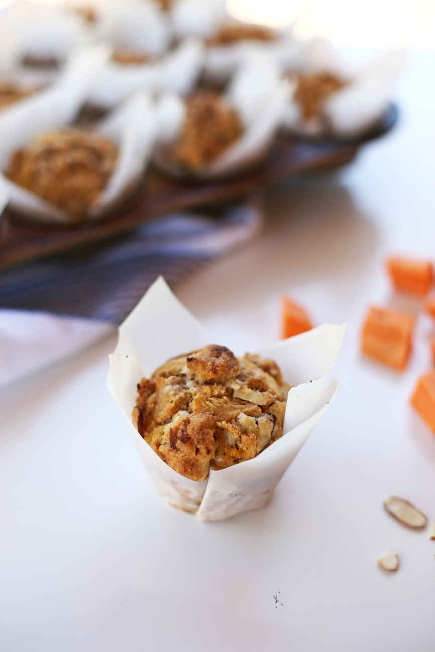 delicious sweet potato muffins 