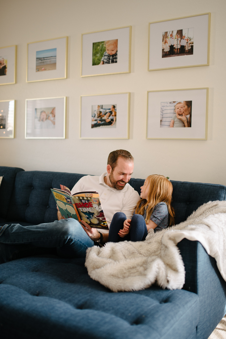 Six easy ways that dads encourage reading in their children and help develop a family culture around books and reading for everyone