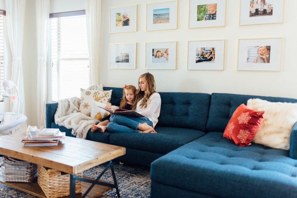 blue couch