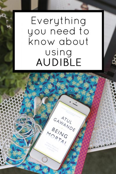 How to use the audible app for audio books