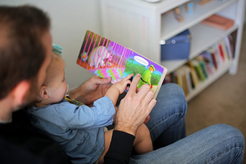 daddy reading stories