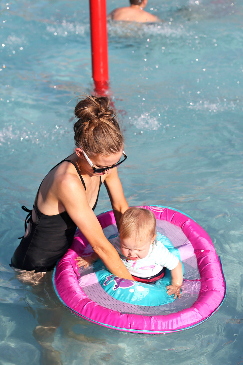 kids in pool