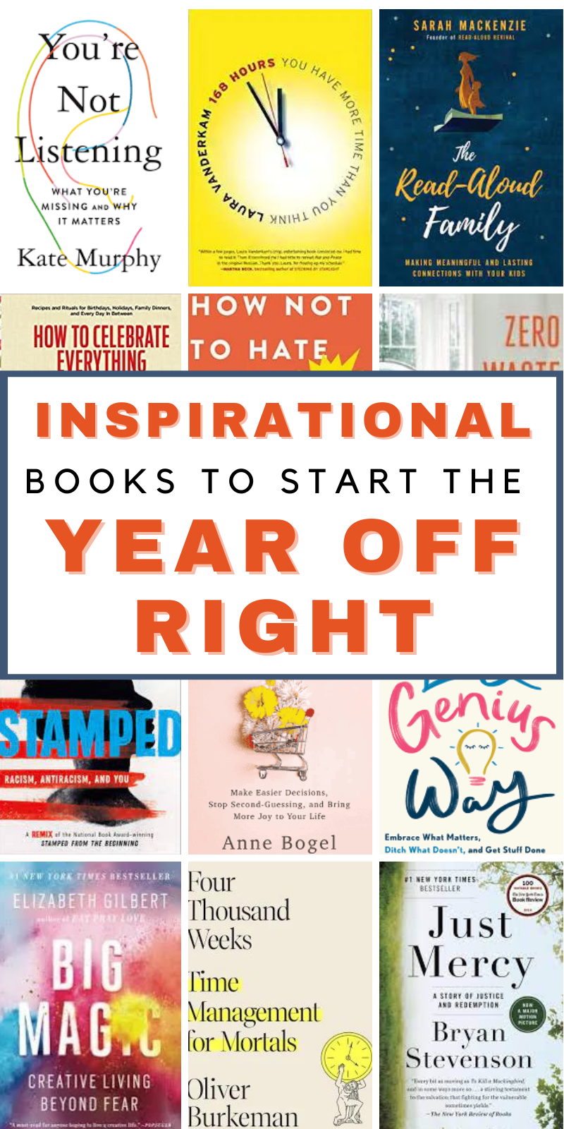 19 inspiring books to start the year off right - Everyday Reading