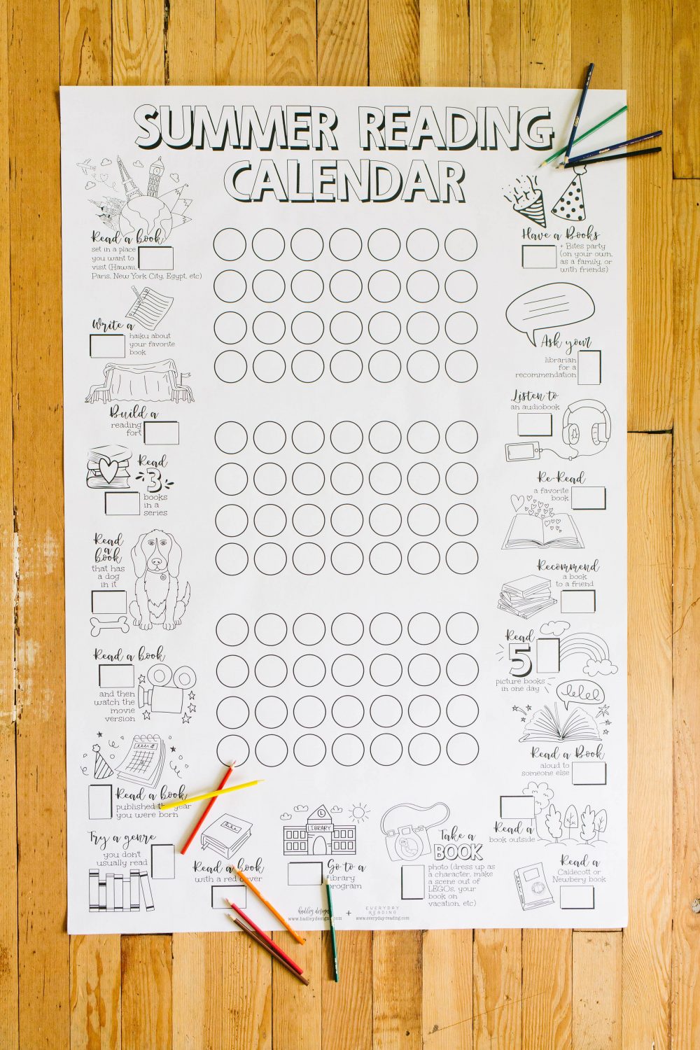 Book It Reading Chart