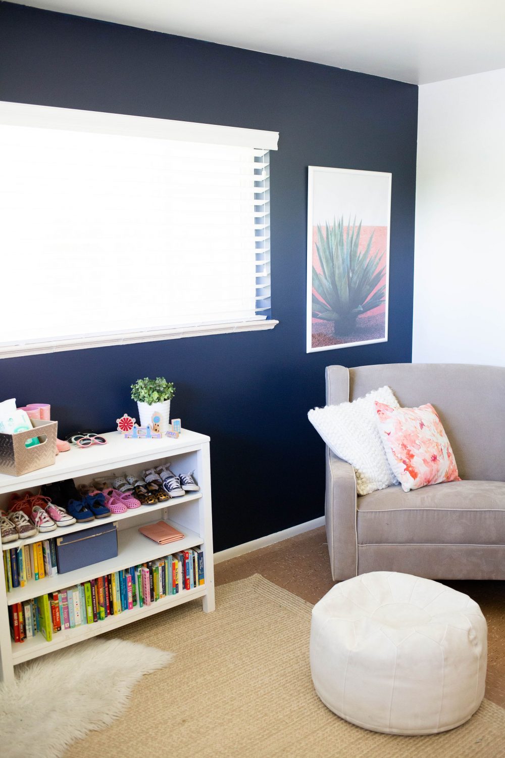 navy blue nursery