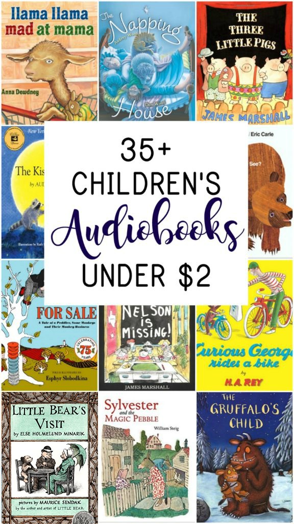 Audio Books for Kids Under $2. Check out 40 almost free audio books!