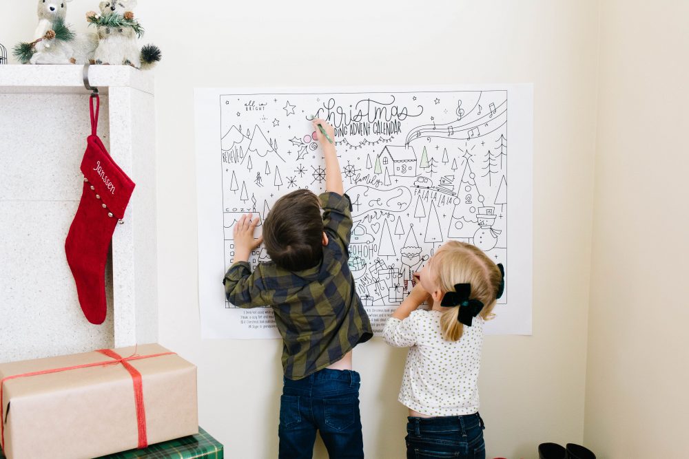 kids advent calendar for christmas