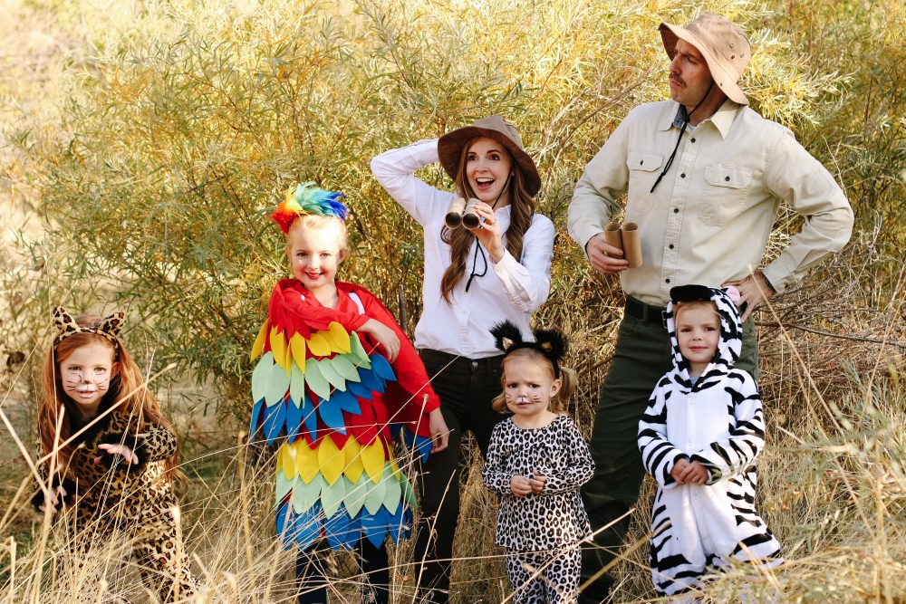 wild animals family costume