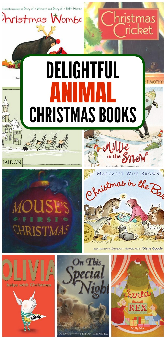 animal christmas books