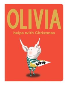 olivia helps with christmas book
