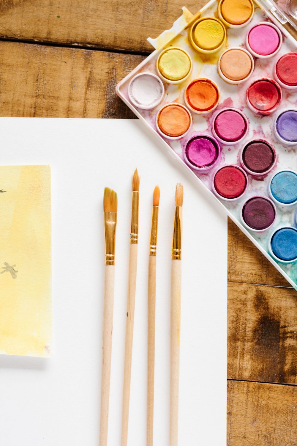 watercolor class for kids