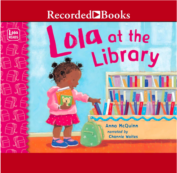lola at the library book