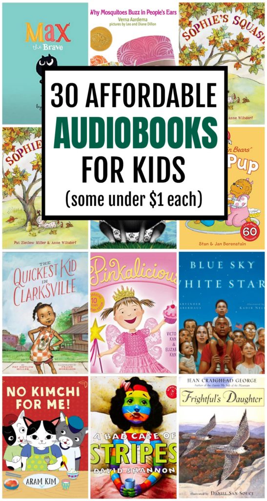 30+ cheap audiobooks for kids! Everyday Reading