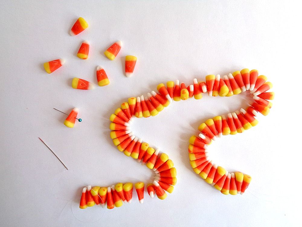 candy corn garland