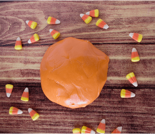 candy corn playdough