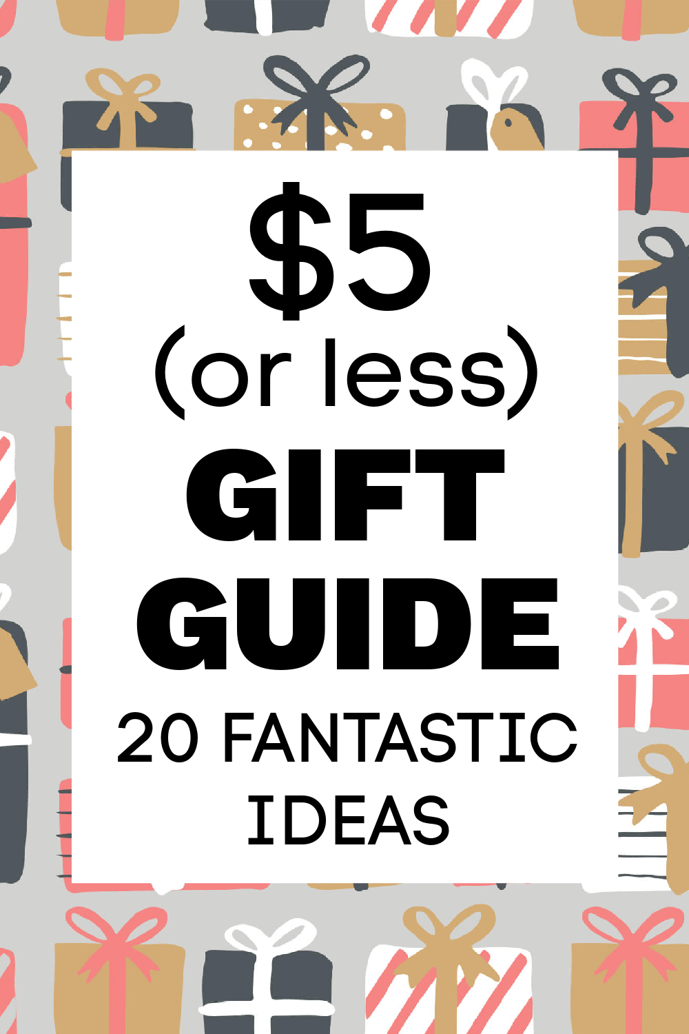 2017 Holiday Gift Guides - As Low As $5