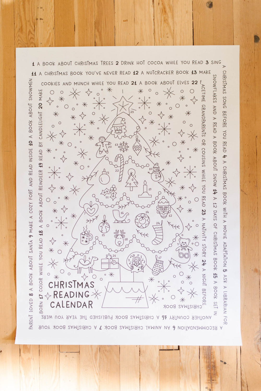 Printable Advent Calendar for Kids, Instant Download, DIY (Instant  Download) 