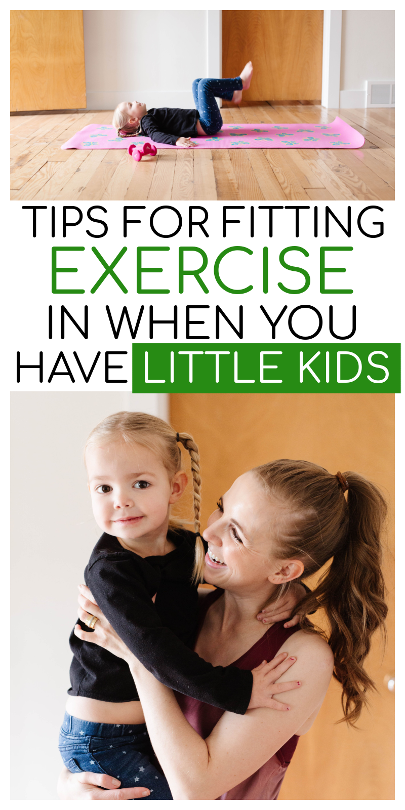 exercising with kids