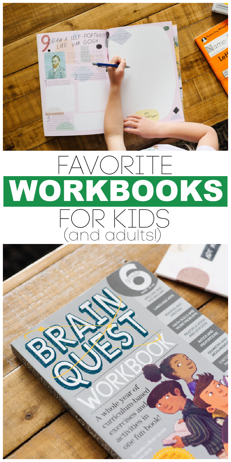 workbooks for kids