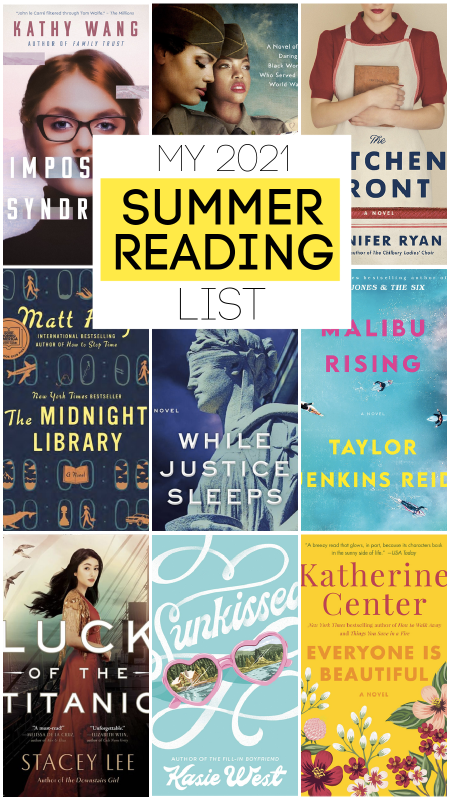 2021 Summer reading list