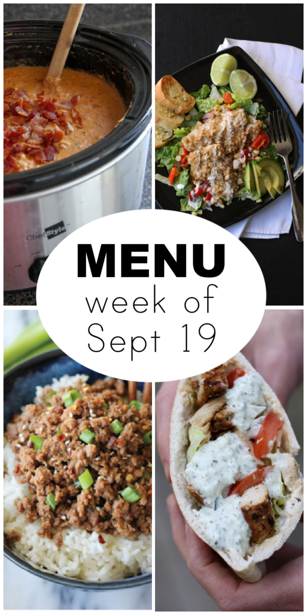A September Dinner Menu (+ snacks) - Everyday Reading