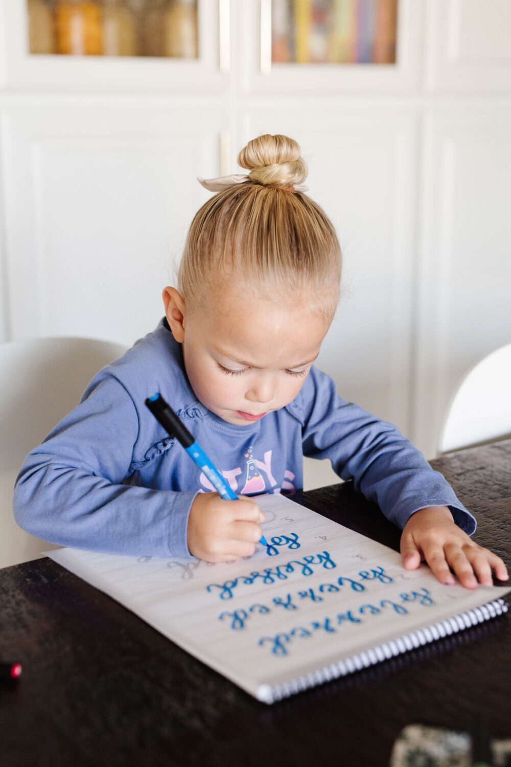 daily mindful lettering book: cursive handwriting workbook for adults /  Handwriting Workbook / calligraphy workbook / Calligraphy Paper for  Beginners