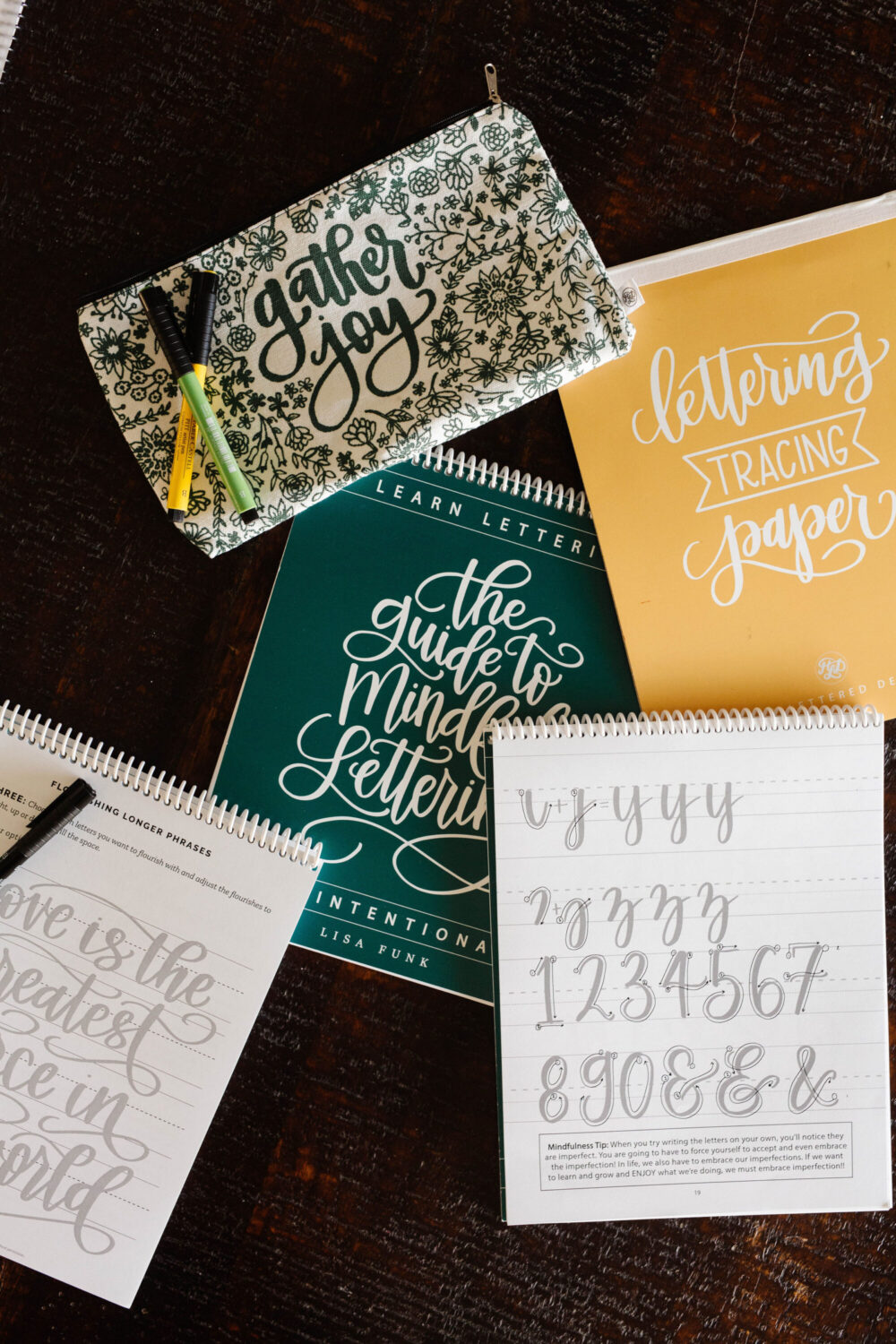 Let's Get Started Calligraphy and Hand Lettering Workbook for Beginners