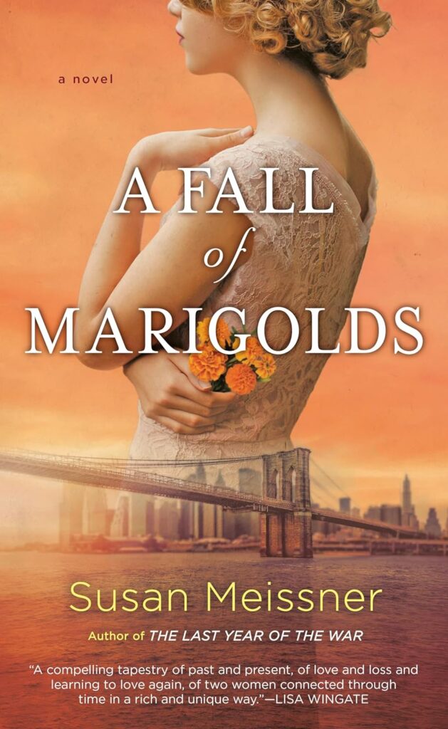 a fall of marigolds