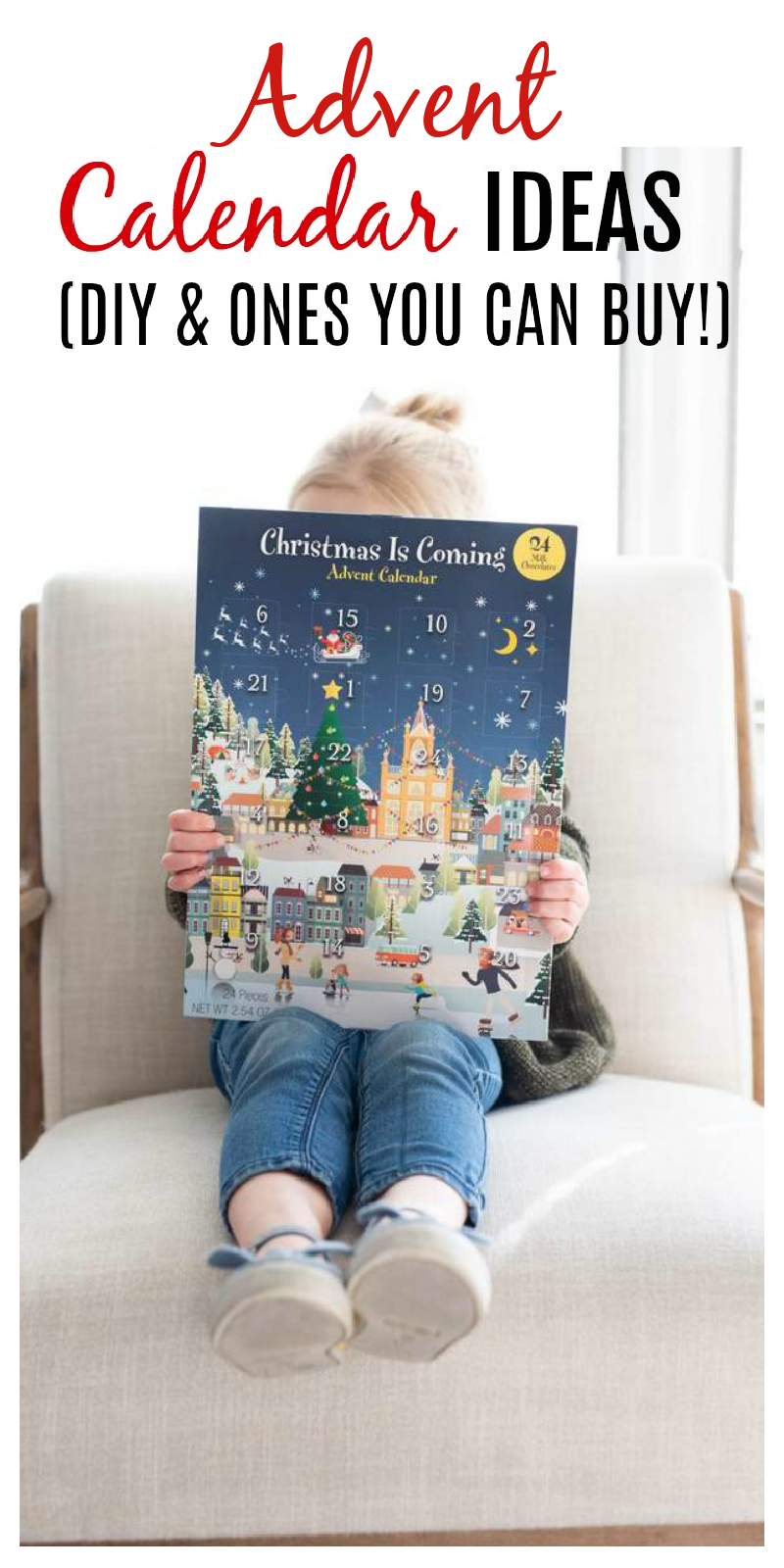 Personalised Book Advent Calendar Christmas Book Cushion -  in 2023