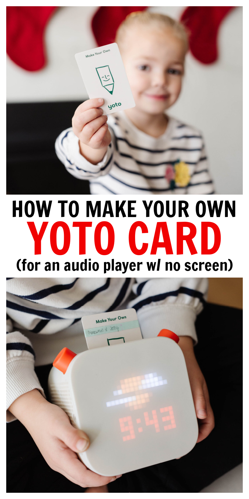 Yoto Make Your Own Cards (Step by Step Instructions) - Real Mum