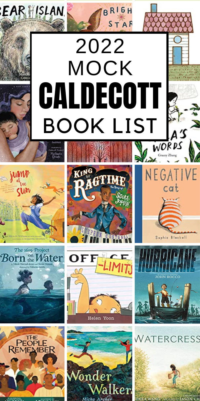 2022 Mock Caldecott Book List Everyday Reading