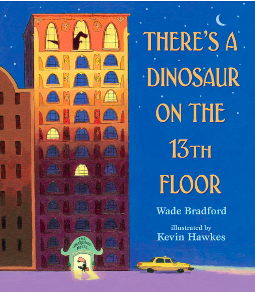 there's dinosaur on the 13th floor book