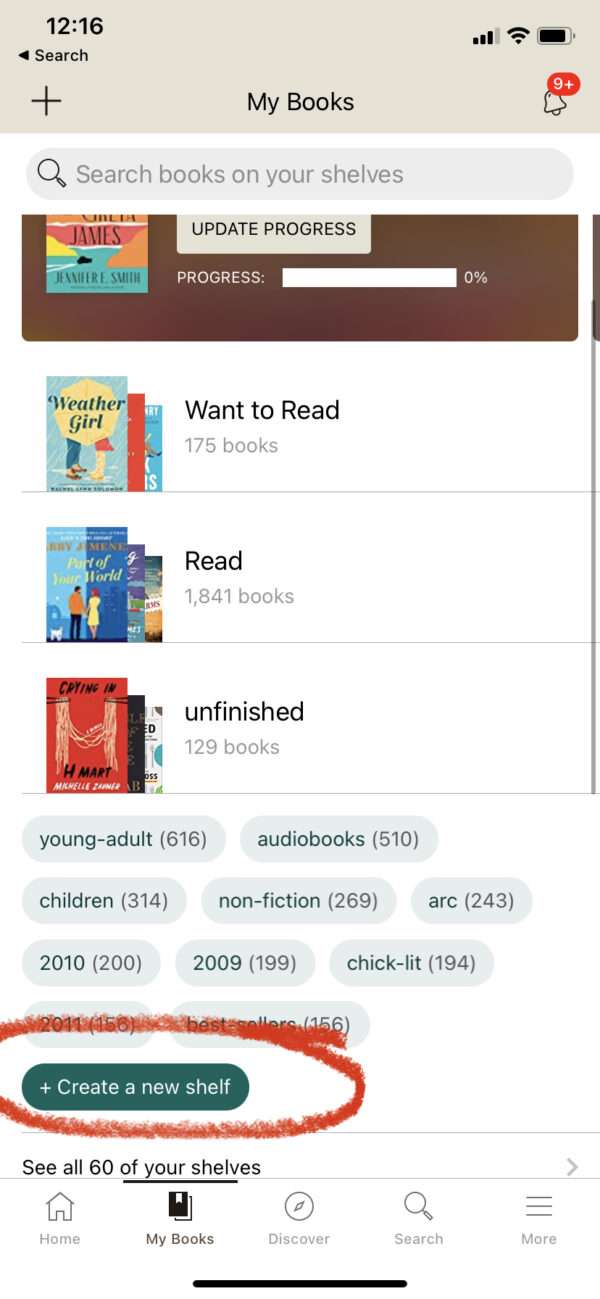 How to Add or Delete A Shelf on Goodreads Everyday Reading