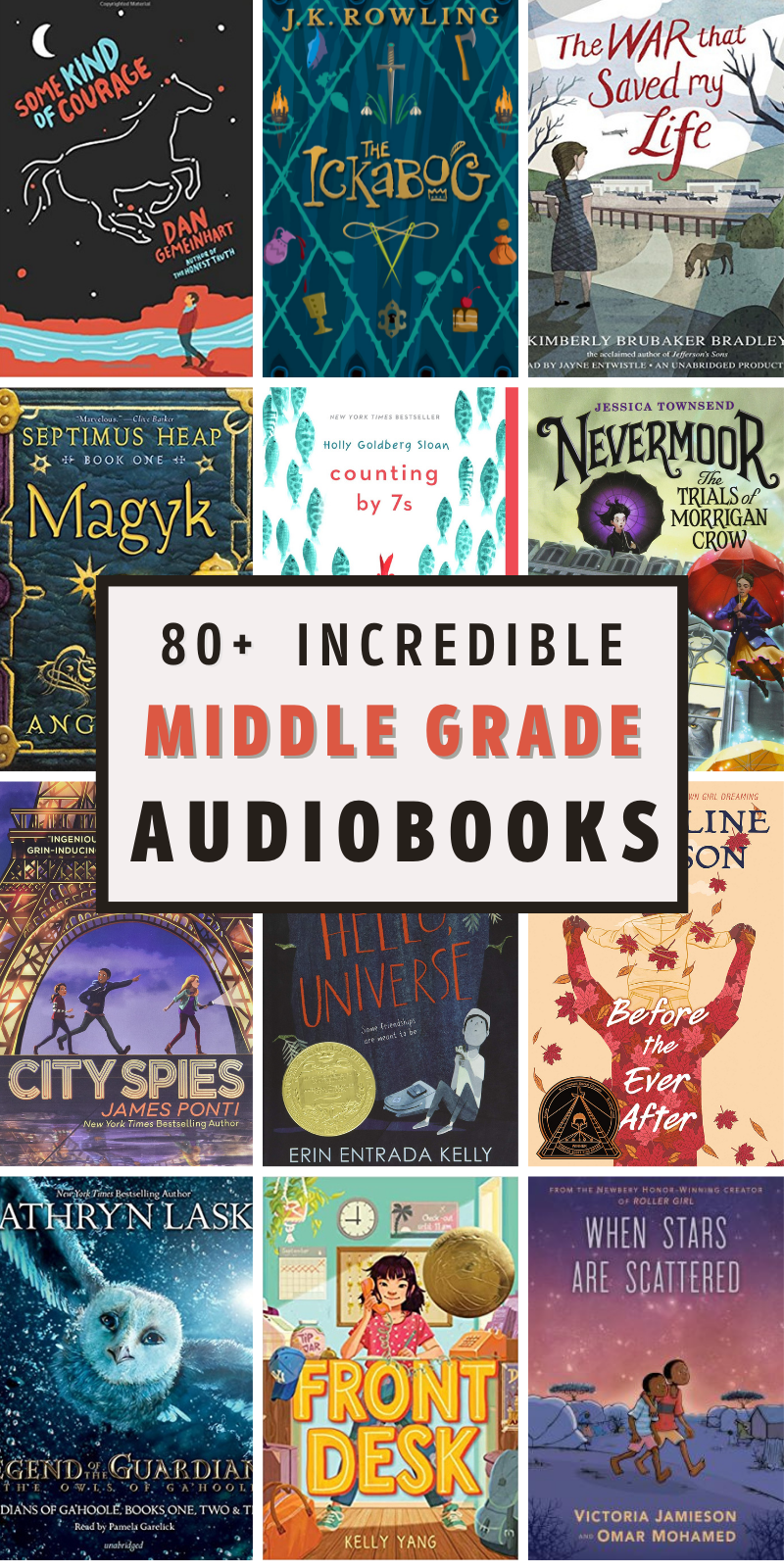 80+ Incredible Middle Grade Audiobooks - Everyday Reading