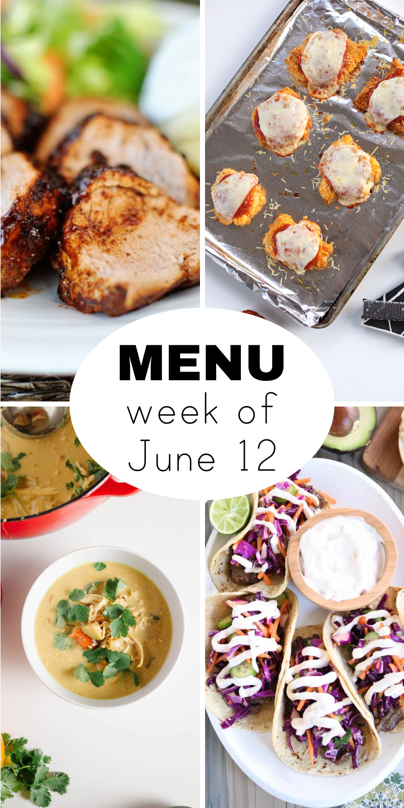 Weekly June Dinner Menu Everyday Reading Weekly June Dinner Menu Everyday Reading
