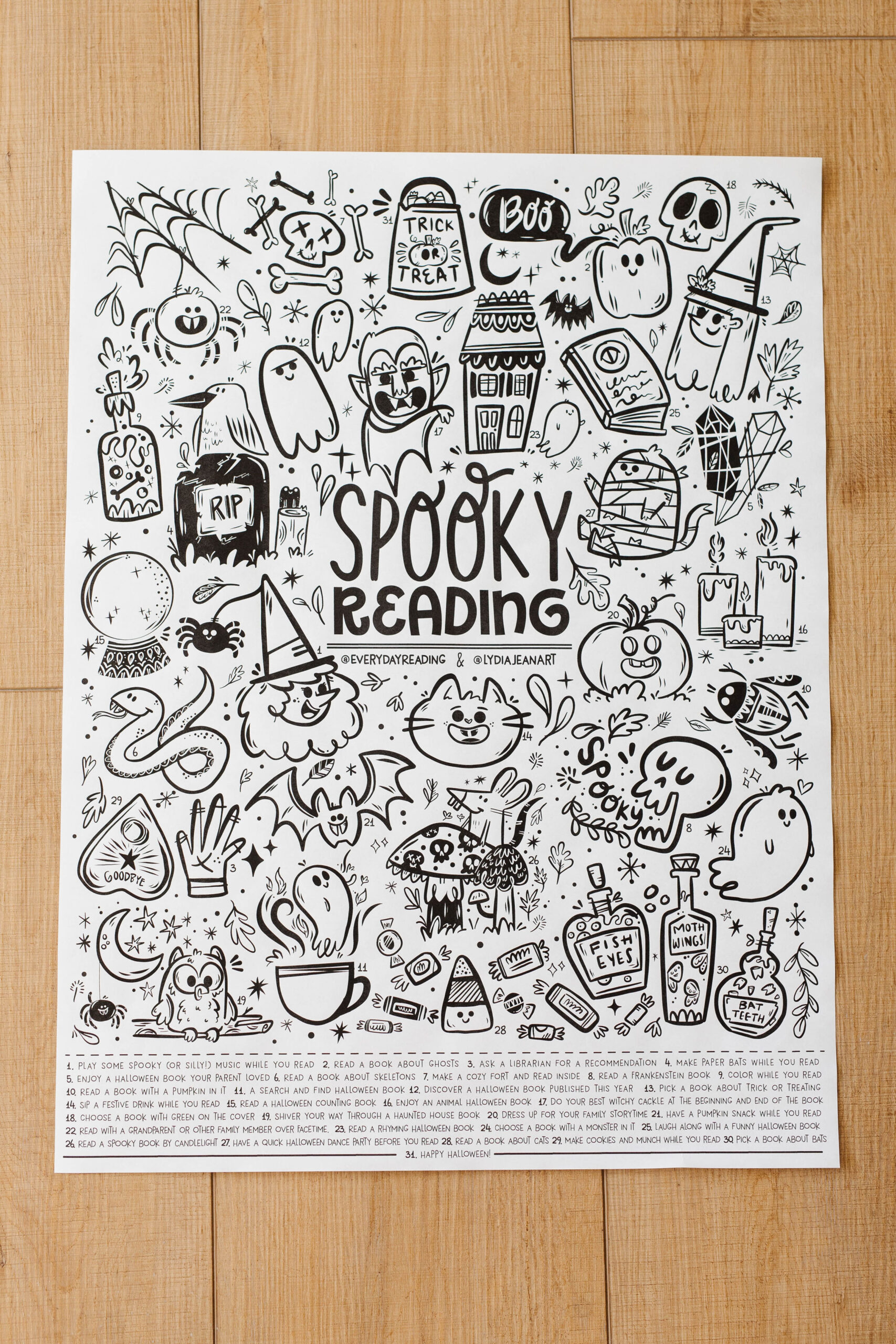 A FREE Halloween Countdown Calendar - Everyday Reading