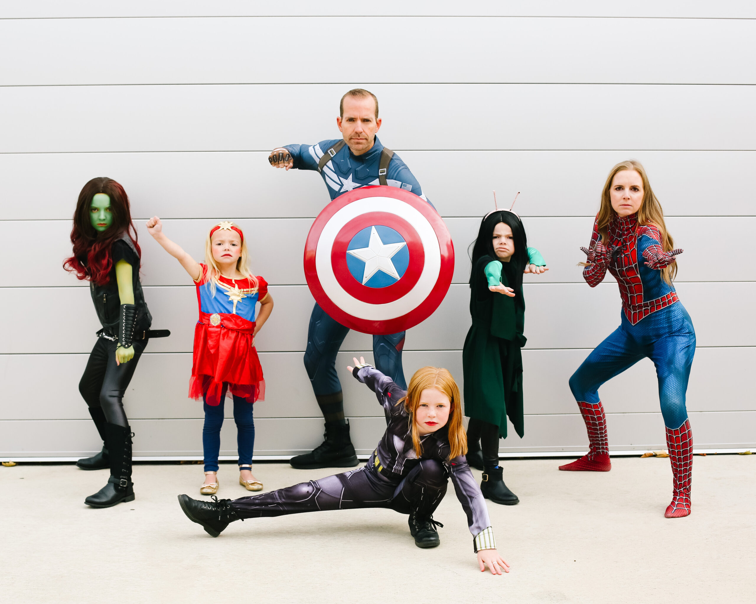 marvel family costumes