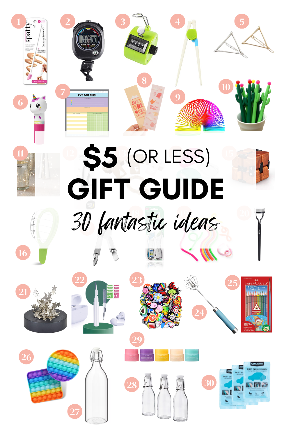 65 Fun & Unique Gifts Under $5 (small useful gifts that people actually  want!)