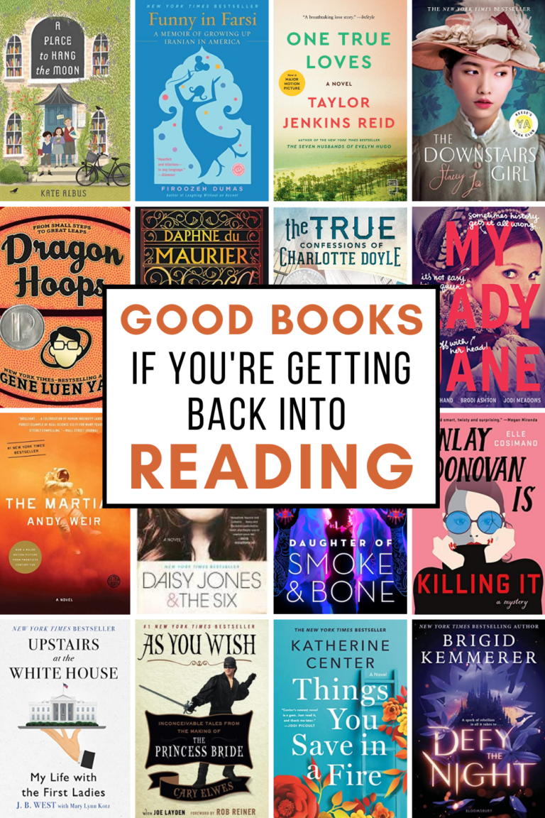 39 Books To Try If You're Getting Back Into Reading - Everyday Reading