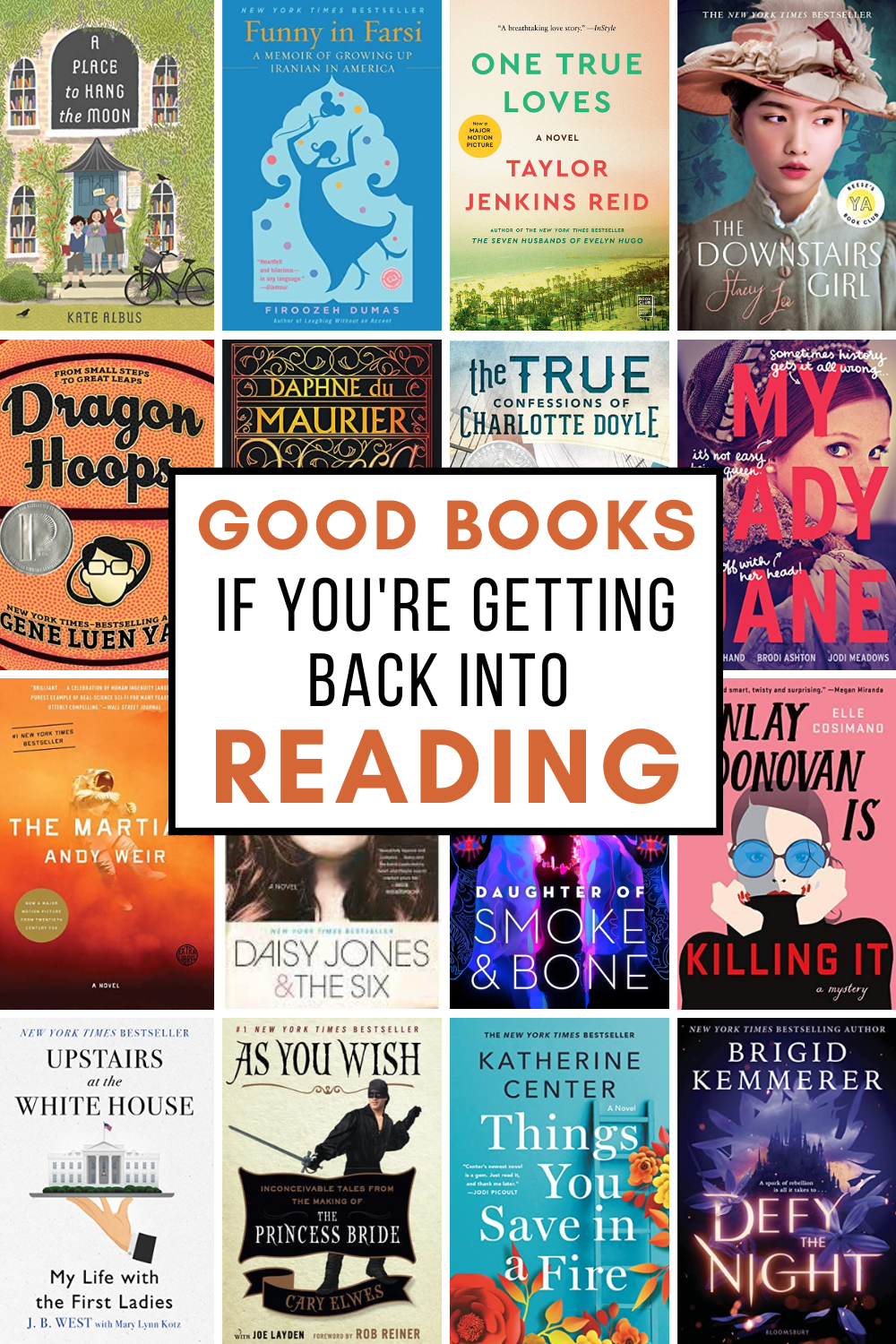 books to get back into reading
