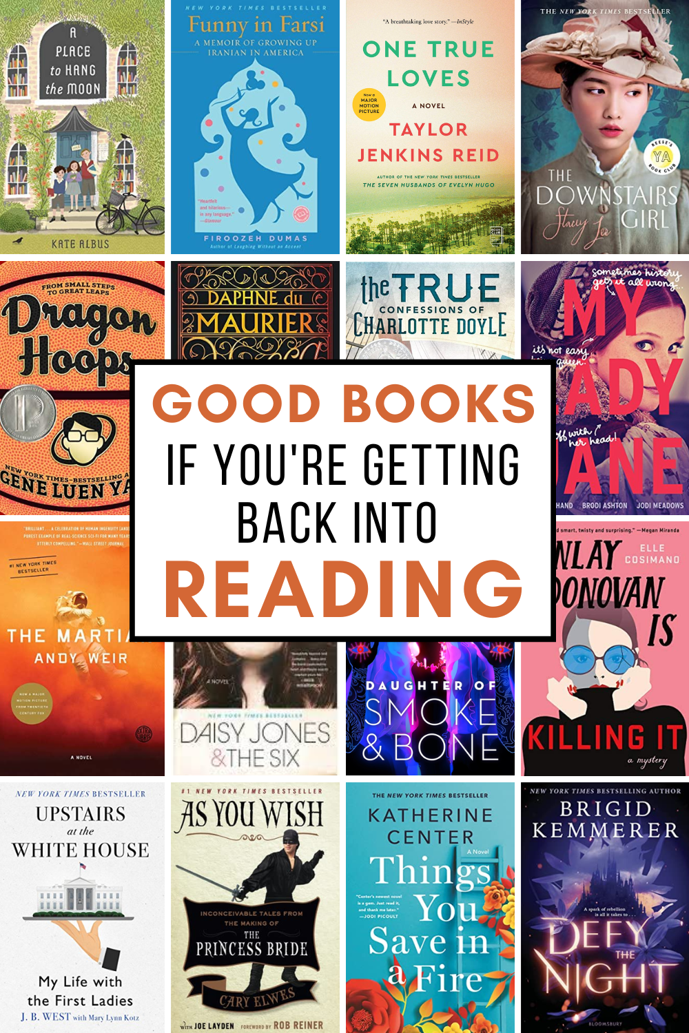 39 Books To Try If You're Getting Back Into Reading - Everyday Reading