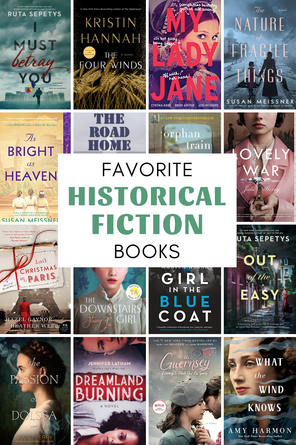 best historical fiction books