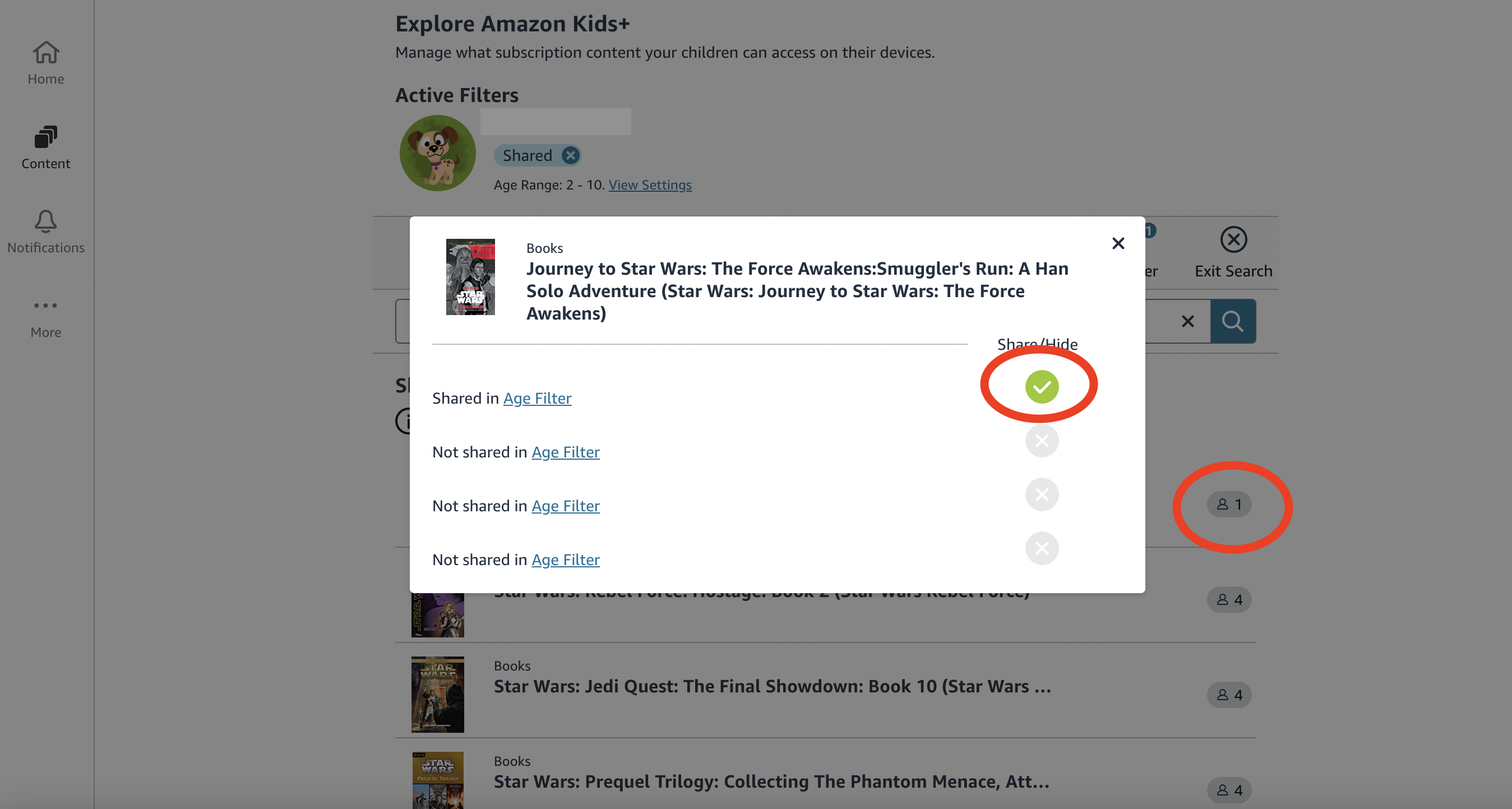 how to remove books from amazon kids kindle