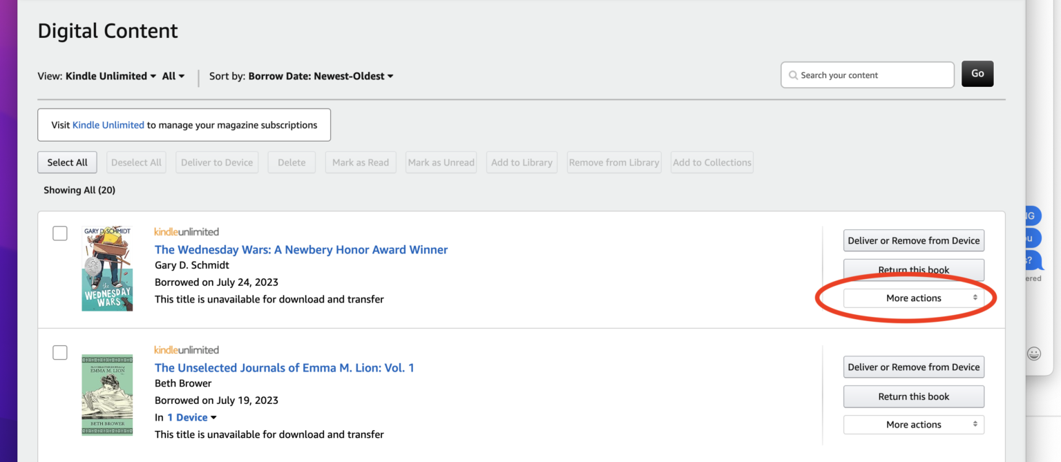 upload books to kindle