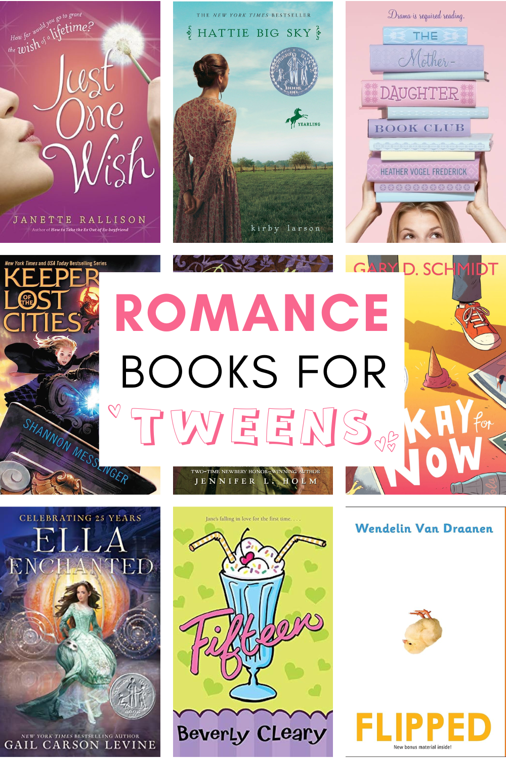 15 Romance Books For Tweens Everyday Reading