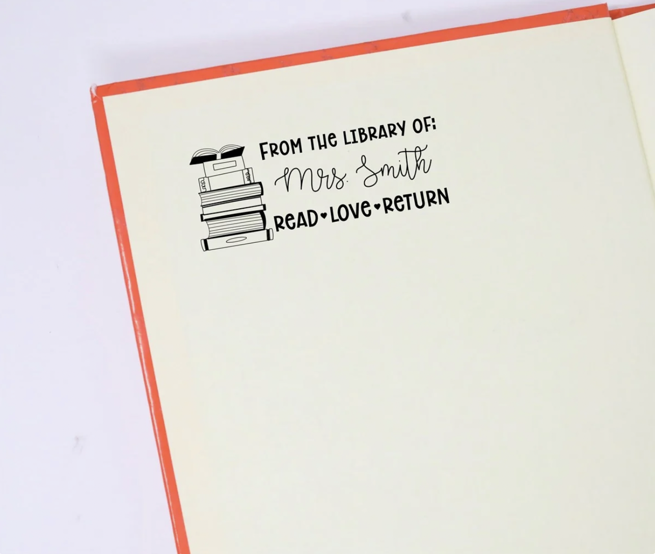 7 Favorite Custom Book Stamps - Everyday Reading