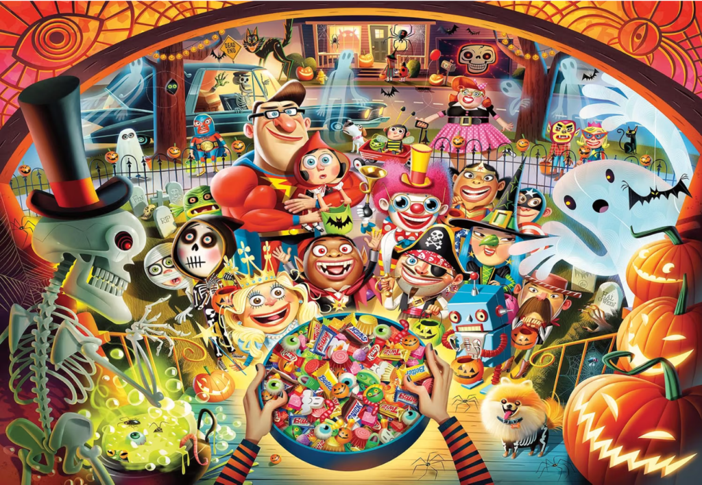 halloween trick or treating puzzle
